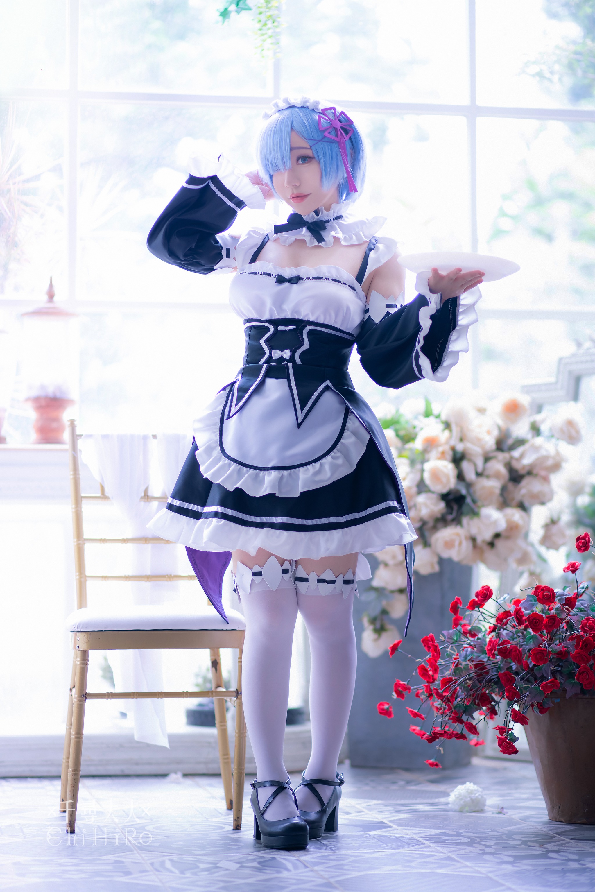 图片[1]-叫我千寻大人 – NO.028 蕾姆Rem [70P]-XikXak